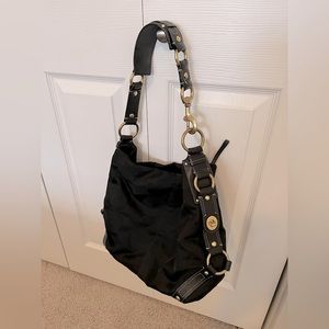 Coach Black Satchel Shoulder Bag Vintage